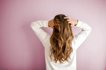 Ilustrasi rambut perempuan