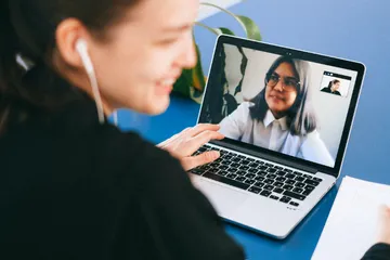 Illustrasi Video Call