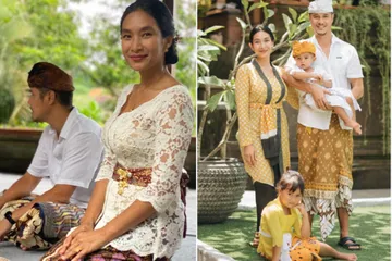 Happy Salma rayakan Galungan