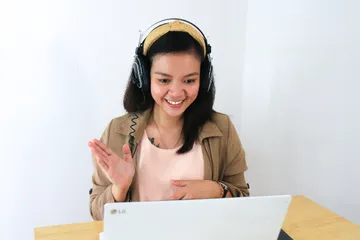 Ilustrasi wawancara kerja online