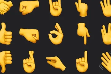 Macam-macam emoji tangan