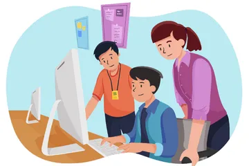Ilustrasi magang
