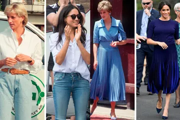 Meghan Markle punya selera mode yang sama dengan Putri Diana.