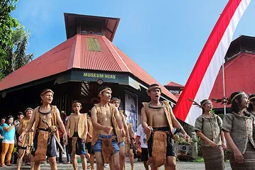 Pameran di Museum Pusaka Nias, Sumatera Utara