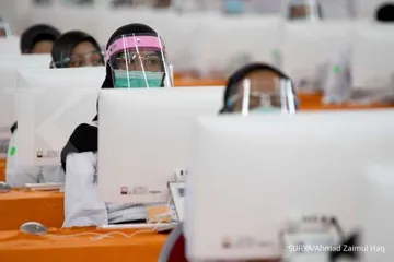 Ilustrasi peserta SKD CPNS 2021