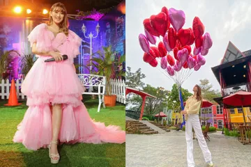Gaya fashionable Amanda Caesa 