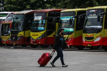 Ilustrasi mudik gratis yang diadakan oleh Kemenhub di Lebaran 2022.