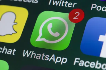 Ilustrasi aplikasi WhatsApp 