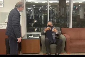 SBY saat menjalani pengobatan di Amerika Serikat.