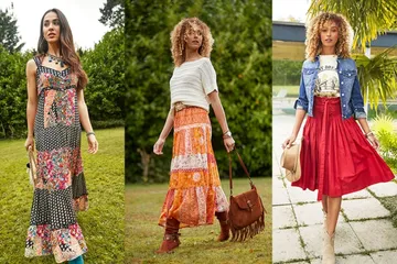 Cara mendapatkan gaya boho chic.