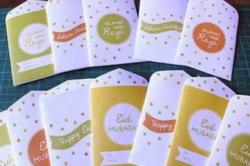 Bisnis amplop Lebaran