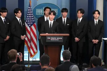 BTS pidato di gedung putih.