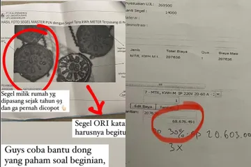 Viral pelanggan PLN kena denda Rp68 juta karena segel meteran palsu