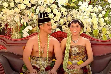 Look ngunduh mantu Kaesang-Erina