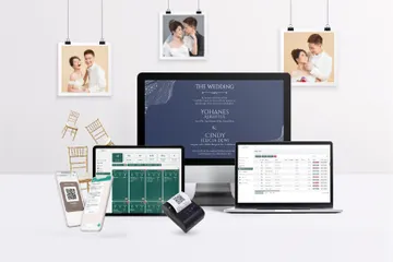 Vendor undangan pernikahan digital Connectied memiliki tim helpdesk sebagai representasi keluarga pengantin.