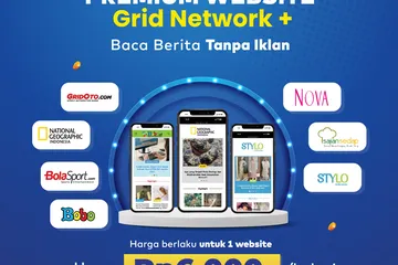 Grid Network+, layanan premium website untuk baca berita tanpa iklan.
