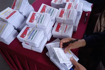 ilustrasi surat suara pemilu