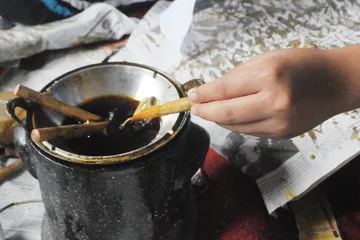 Ciri khas batik complongan Indramayu