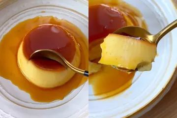 Tips membuat creme caramel yang viral di TikTok