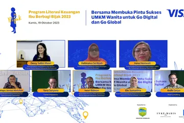 Program Ibu Berbagi Bijak 2023 bantu tingkatkan literasi keuangan perempuan pelaku UMKM. 