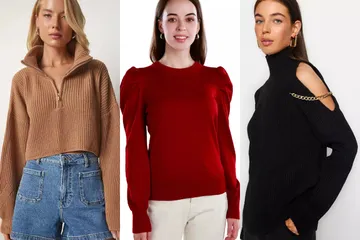 Rekomendasi sweater untuk liburan akhir tahun.