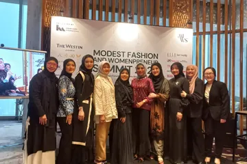 Konferensi pers Modest Fashion &amp; Womenpreneur Summit 2024  di The Westin, Jakarta (1/2/2024).