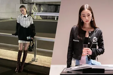 Gaya modis Laurent Tsai yang diduga berkencan dengan Park Seo Joon hingga beritanya viral di TikTok.
