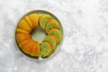 Resep bolu tape pandan.