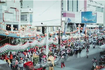 Nuansa Imlek di Pontianak.
