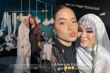 Serba Hitam! Ini Gaya Artis yang Datang ke Pernikahan Sivia Azizah ...