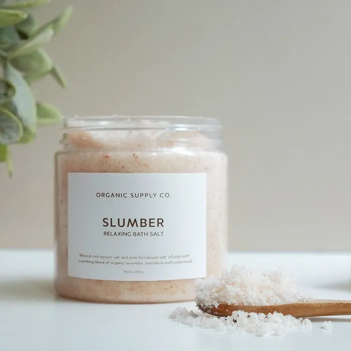 Organic Supply Co Slumber Bath Salt.