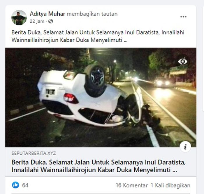 Inul Daratistas Dikabarkan Meninggal Dunia Begini Fakta Sebenarnya