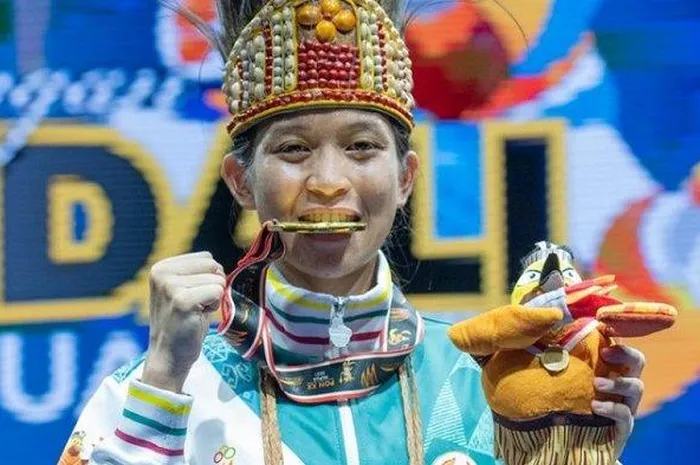 Glorya Rinny raih emas pertama untuk Papua di cabang Taekwondo PON XX Papua