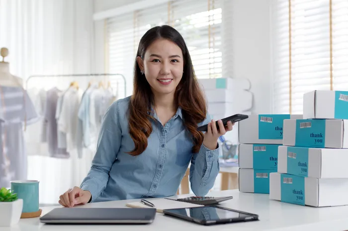 Ilustrasi pebisnis perempuan