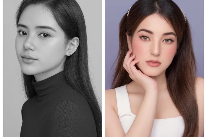 Audi Marissa dan Tasya Farasya ikut tren foto AI eonni Korea viral di Instagram pakai aplikasi SNOW.