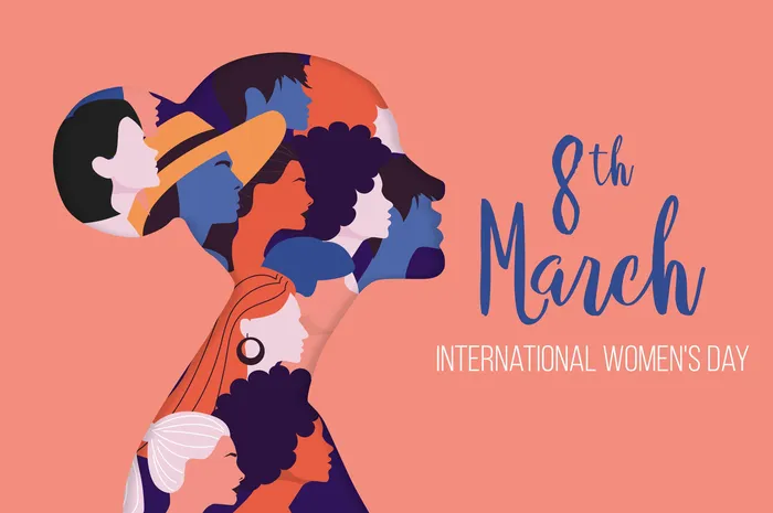 ilustrasi promosi ide usaha di momen International Women's Day