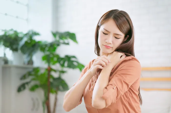 Kulit kering akibat cuaca panas.