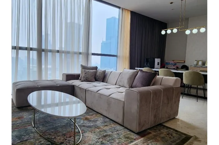 Ilustrasi ruangan yang didesain dengan nuansa nyaman.