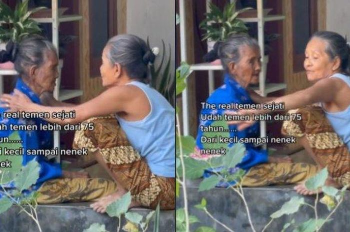 Sahabat Sejati Viral Nenek Nenek Berteman Selama 75 Tahun Intip Potretnya Parapuan