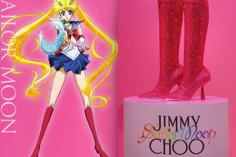 Jimmy Choo Buat Sepatu Sailor Moon dengan 19 Ribu Kristal, Berapa Harganya?