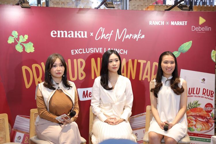 Chef Marinka dan Emaku Hadirkan Dry Rub Nusantara, Bumbu Masak Praktis dan Sehat