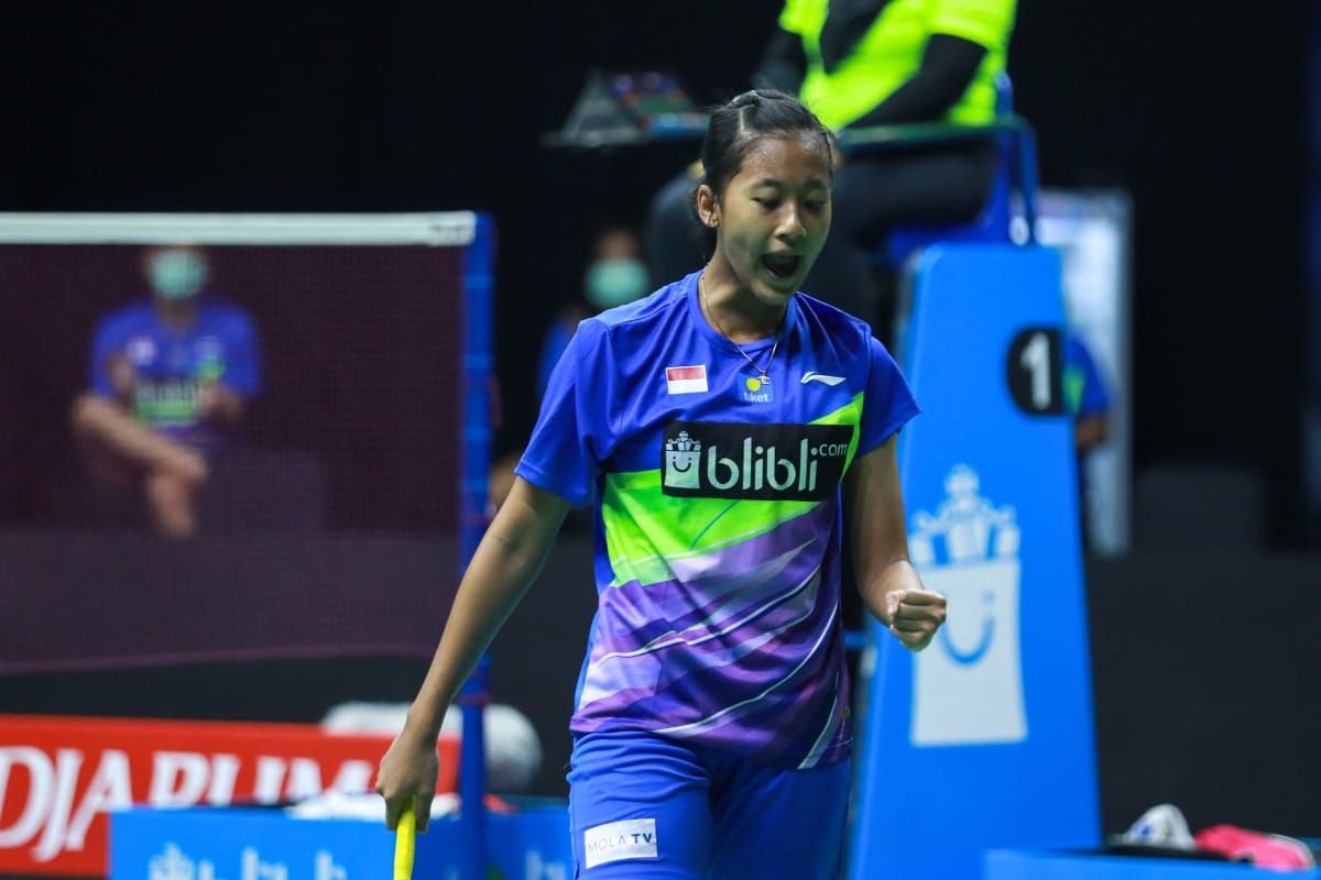 Kenalan dengan sosok Putri Kusuma Wardani, atlet badminton sektor tunggal putri Indonesia yang melakukan debutnya di Piala Sudirman 2021.