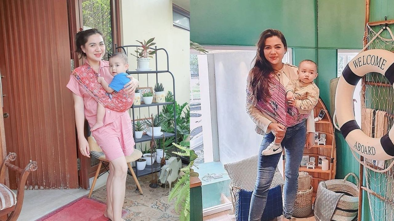 Kawan Puan masih kesulitan menggendong anak pakai kain jarik? Simak cara Vicky Shu menggendong berikut ini yuk!