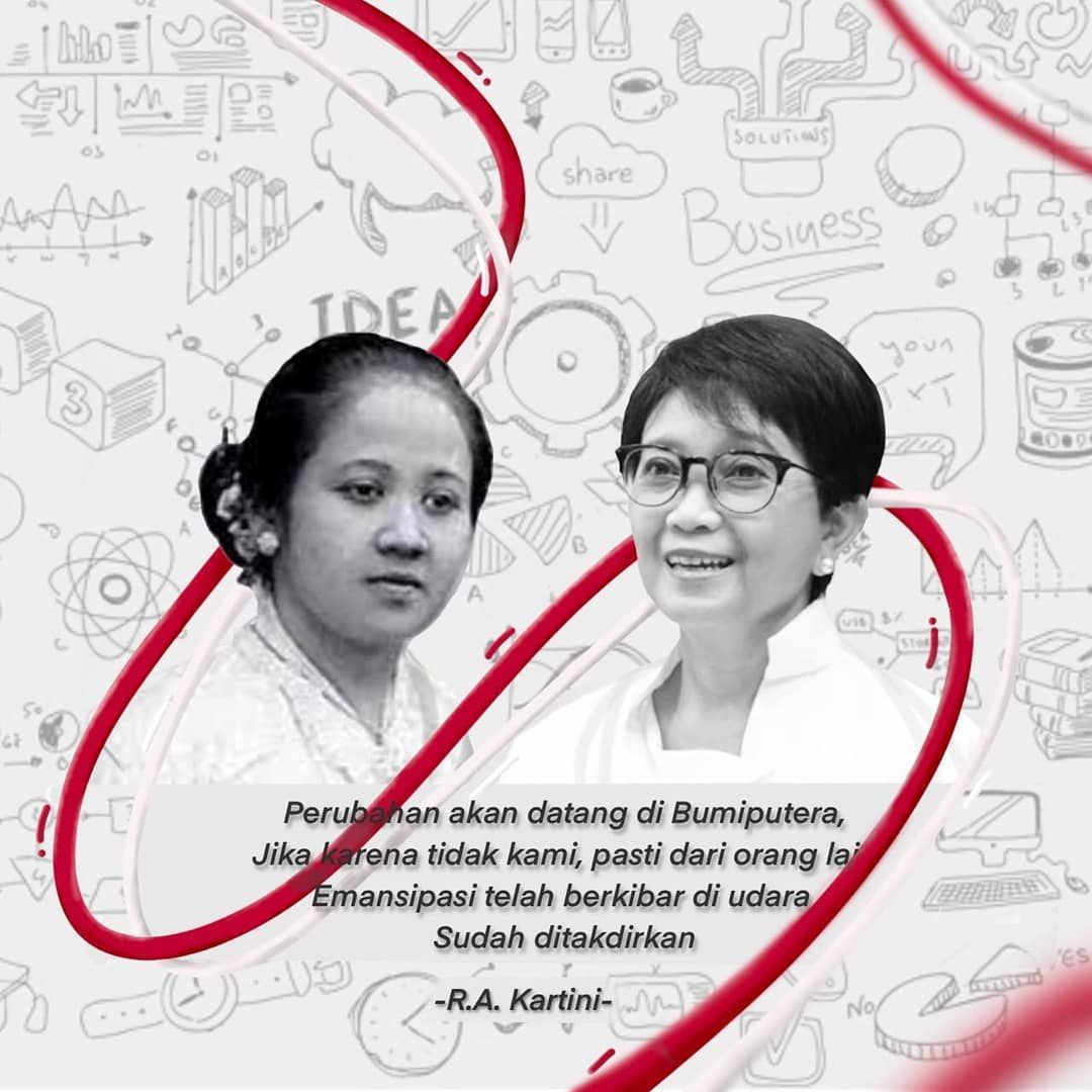 Kawan Puan, Menlu Retno Marsudi bagikan cara yang bisa kita lakukan untuk kembali menghidupkan semangat Kartini. Yuk simak!