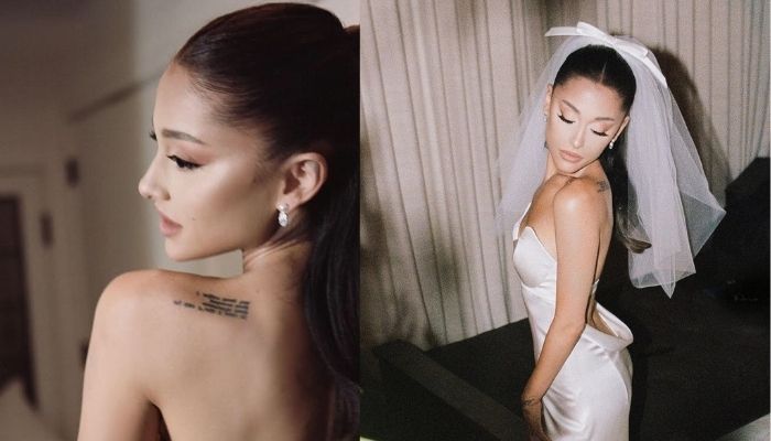 Mau tahu seperti apa detail gaun pernikahan Ariana Grande yang dirancang secara khusus oleh desainer Vera Wang? Intip, yuk!
