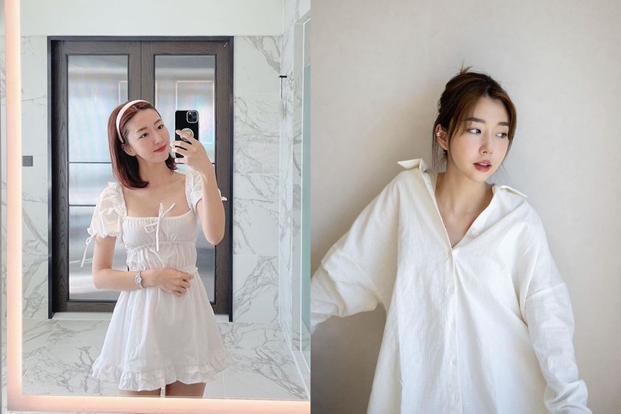 Sunny Dahye kerap tampil modis dengan aneka gaya. Ini 5 inspirasi gayanya dengan pakaian serba putih.