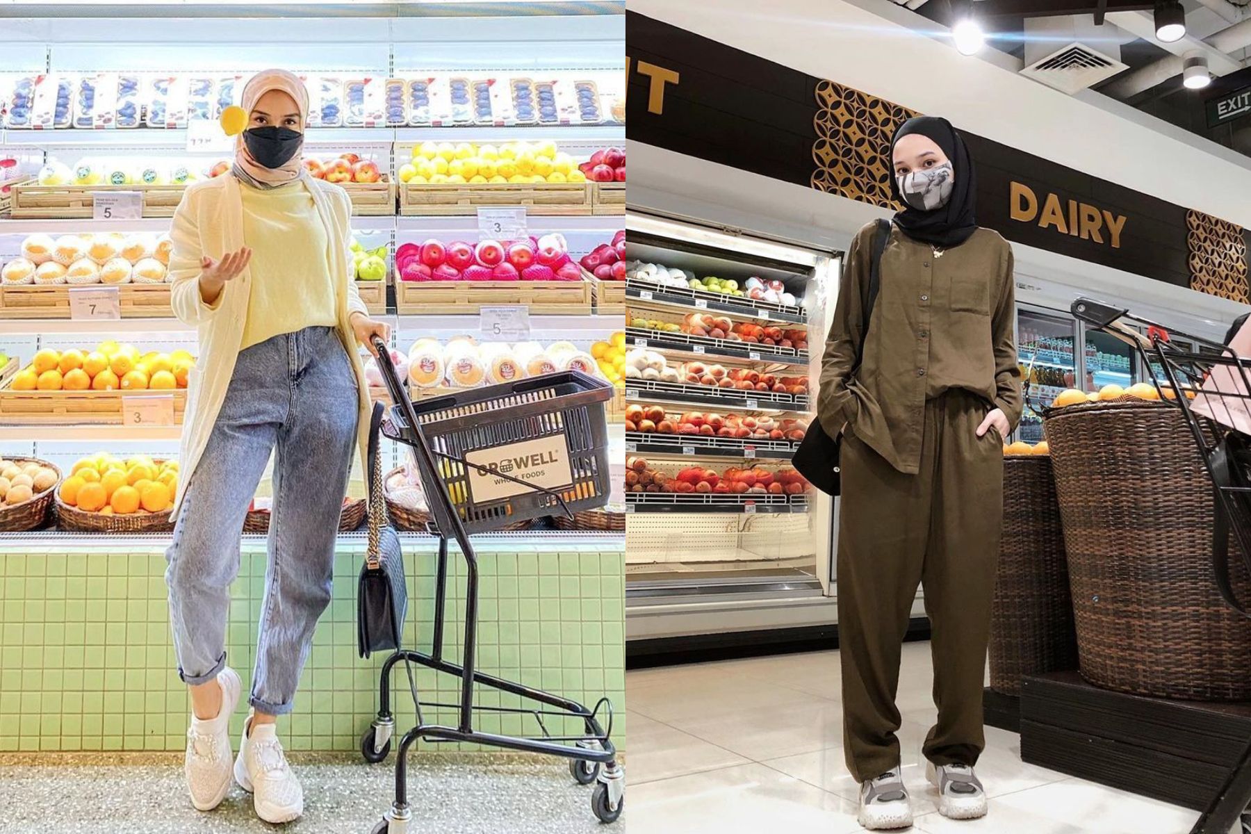 Simple dan Modis, Ini Inspirasi OOTD Pergi Belanja ke Supermarket