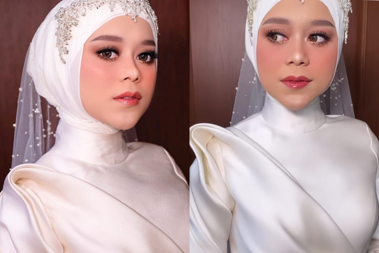 Tampak flawless di acara tasyakuran pernikahannya, ini detail make up Lesti Kejora yang juga curi perhatian!
