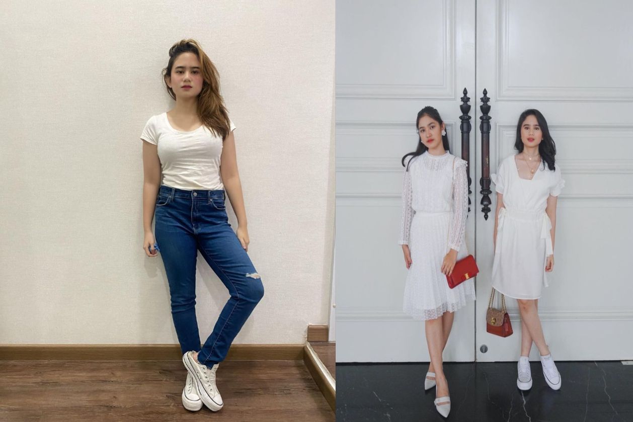Sneakers putih memang jadi salah satu fashion item yang wajib dipunya. Yuk intip padu padan sneakers putih ala Tissa Biani berikut ini!