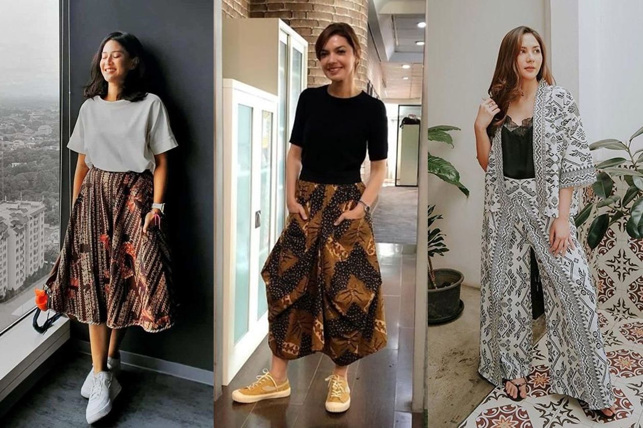 Bingung memadumadankan batik tanpa harus terlihat formal dan membosankan? Berikut inspirasi gaya batik yang kasual.